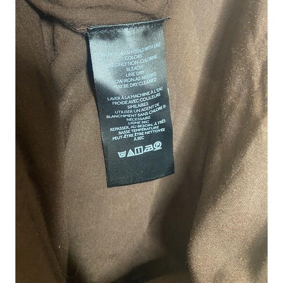 COPY - Anthropologie Wrap Dress Size M Floral Mini Ruffled Purple Bohemian Flow… - Picture 10 of 12